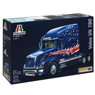 KIT PARA MONTAR ITALERI CAMINHÃO VOLVO VN 780 1/24 ITA 3892 3892S